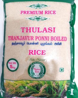 Thulasi Thanjavur Ponni Boiled Rice – 5 kgs X 4