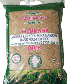 25_Thulasi Kurnool Sona Masoori Hand Pounded Rice – 5 Kgs